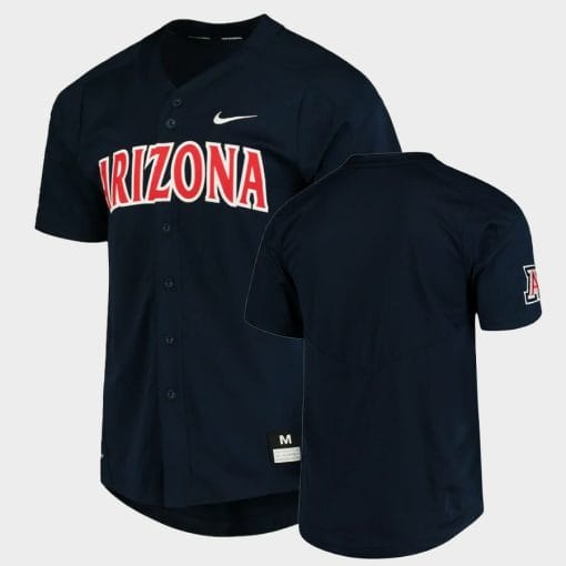 , Arizona Wildcats Custom Name and Number Navy College Baseball Jersey, izedge shop