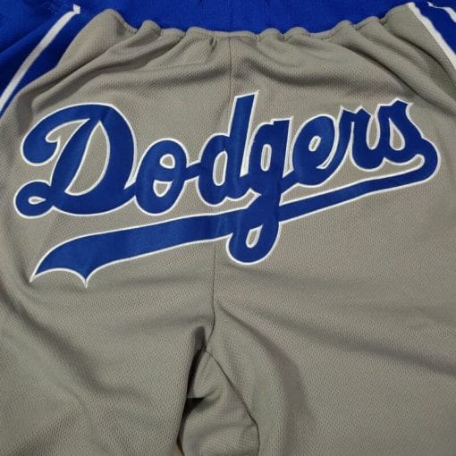 , Los Angeles Dodgers Dodgers Grey Pocket Just Don Shorts, izedge shop