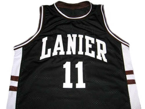 , Monta Ellis #11 Lanier High School Basketball Jersey Black, izedge shop