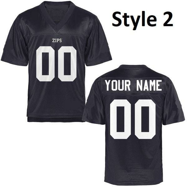 Custom Akron Zips Jersey Name and Number College Football