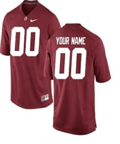 Personalized Alabama Jersey Custom Name and Number College Football Red