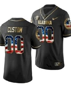Personalized Alabama Jersey Name and Number Football Black