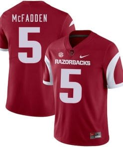 McFadden Arkansas Jersey #5 College Football Red