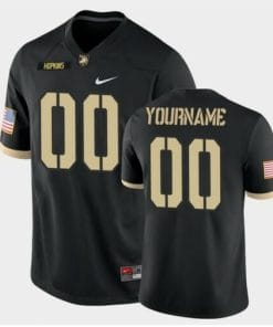 Army Black Knights Custom Jersey Name and Number Black College Football Game