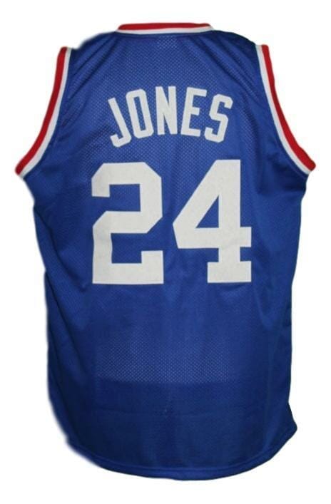 , Bobby Jones #24 Denver Aba Retro Basketball Jersey New Sewn Blue, izedge shop