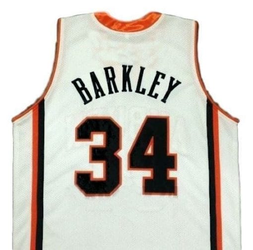 , Charles Barkley College Basketball Jersey Sewn White, izedge shop