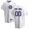 , Chicago Cubs Road Custom Name Number Flexbase Baseball Jersey Gray, izedge shop