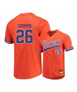 Clemson Tigers 26 Matt Cooper Orange Elite College Baseball Jersey