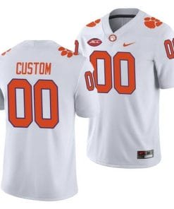Custom Clemson Football Jersey Legend Stitched College NCAA White