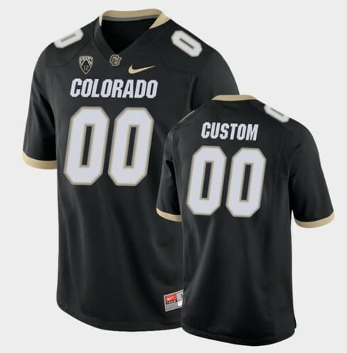 Personalized Colorado Buffaloes Jersey Name and Number Black College Game