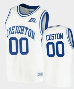 Creighton Bluejays Jersey Name and Number Custom College Basketball Jerseys Retro White