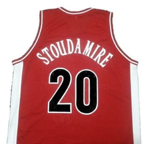 , Damon Stoudamire College Basketball Jersey Sewn Red, izedge shop