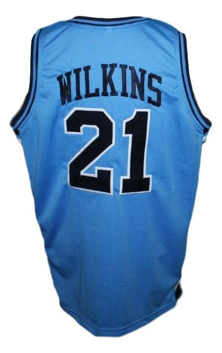 , Dominique Wilkins Pam Pack High School Basketball Jersey Blue, izedge shop