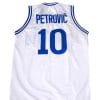 Drazen Petrovic #10 Cibona Croatia Basketball Jersey White