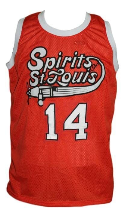Freddie Lewis 14 St Louis Retro ABA Custom Basketball Jersey Orange 1