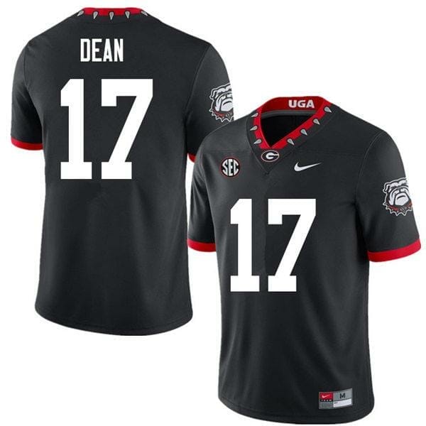Dean UGA Jersey #17 Game College Football Black