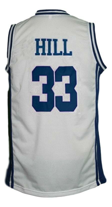 Grant Hill #33 College Basketball Jersey White