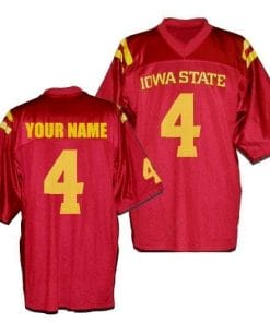 Iowa State Cyclones Custom Jersey Name Number NCAA College Football