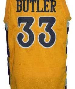 Jimmy Butler #33 College Basketball Jersey Sewn Gold