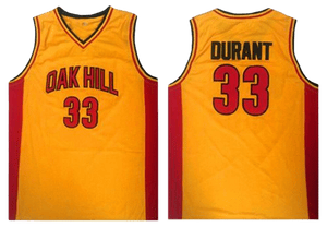 Kevin Durant 33 Oak Hill High School Yellow Basketball Jersey