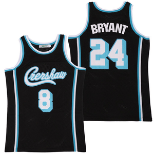 , Kobe Bryant #8 #24 Alternate Crenshaw Jersey Basketball Jersey, izedge shop