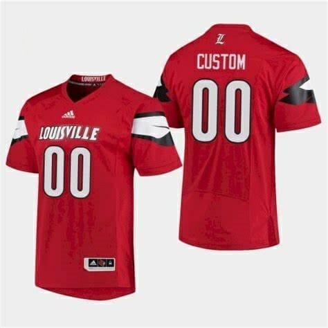 Louisville Cardinals Custom Jersey,louisville cardinals jersey,custom louisville football jersey, Louisville Cardinals Custom Jersey Name and Number Football Red, izedge shop