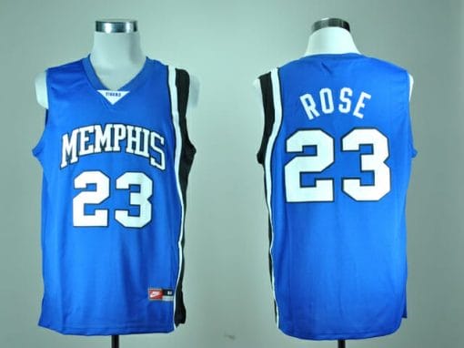 , Memphis Tigers #23 Derrick Rose NCAA Basketball Jersey, izedge shop