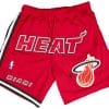 , Miami Heat Shorts Black JUST DON Shorts, izedge shop