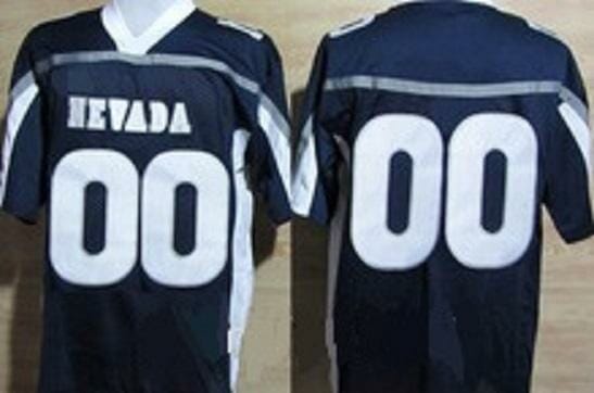 Nevada Wolf Pack Custom Jersey Name and Number NCAA College Football Navy