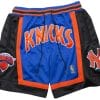 , New York Knicks Sublimated Shorts Royal JUST DON Shorts Mitchell &#038; Ness, izedge shop