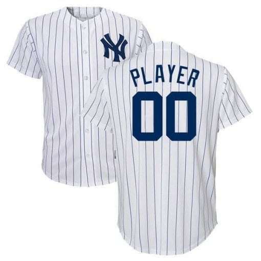 New York Yankees Customizable Pro Style Baseball Jersey White