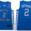 , North Carolina Tar Heels #2 Anthony NCAA Basketball Jersey Black, izedge shop
