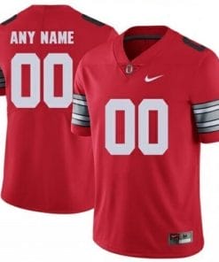 Custom Ohio State Buckeyes Jersey Name and Number NCAA Football Red