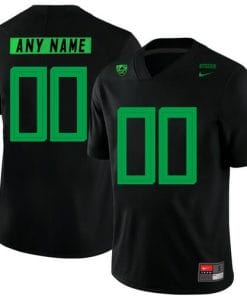 Custom Oregon Ducks Jersey Name And Number College Football Black