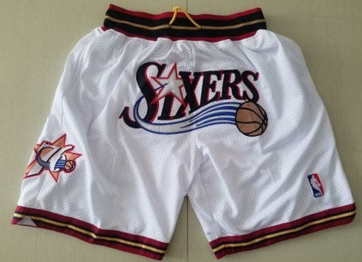 , Philadelphia 76ers Just Don Shorts, izedge shop