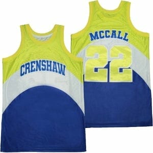 , Quincy Mccall #22 Crenshaw High School Alternate Basketball Jersey, izedge shop