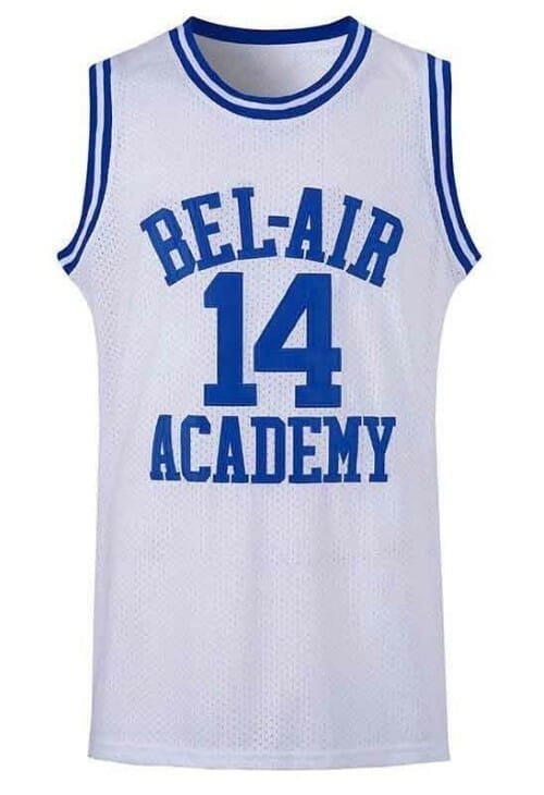 , Smith #14 Bel-Air Academy Basketball Jersey Sewn White, izedge shop