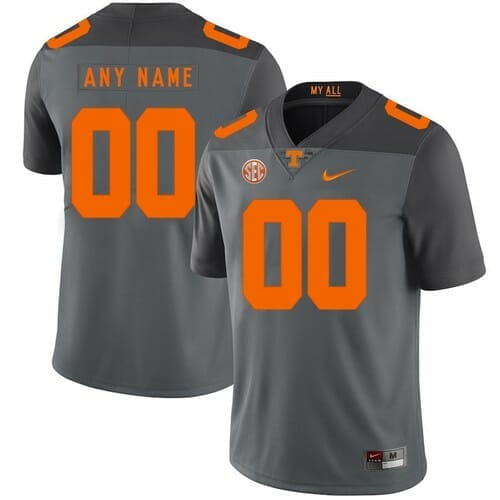 Custom Tennessee Vols Jersey,custom vols jersey,tennessee vols jersey personalized, Custom Tennessee Vols Jersey Name And Number College Football Grey, izedge shop