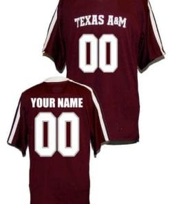 Texas A&M Custom Jersey Name Number College Football Style 1