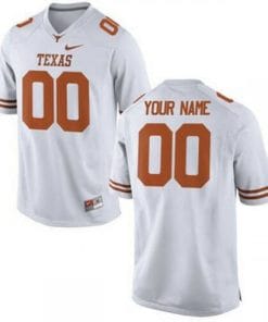 Personalized Longhorn Jersey Name Number College Football White