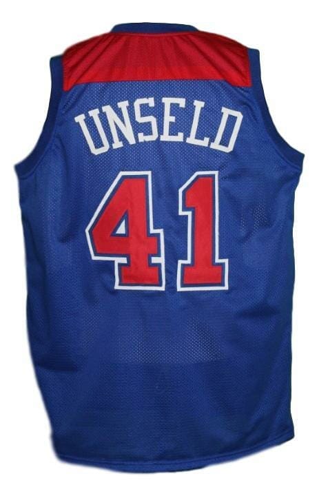 , Wes Unseld #41 Baltimore Washington Retro Basketball Jersey New Blue, izedge shop