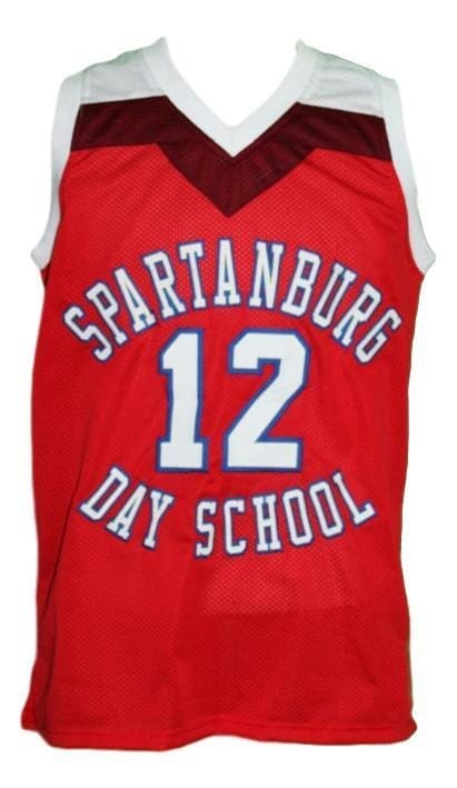 Zion Williamson 12 Spartanburg Day School Griffins Basketball Jersey Red 1