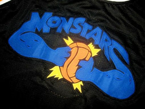 , Any Name &#038; Number Monstars Tune Squad Space Jam Basketball Jersey Black, izedge shop