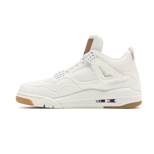 , Air Jordan 4 Retro Levi&#8217;s White (Levi&#8217;s Tag), izedge shop