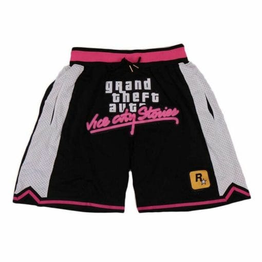 , Gta Vice Shorts Grand Theft Auto Shorts Black, izedge shop