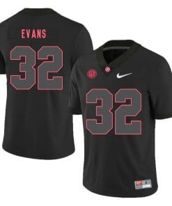 Alabama Evans Jersey #32 Rashaan College Football Black