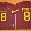 , Arizona State Sun Devils #8 D.J. Foster NCAA Football Jersey Grey, izedge shop