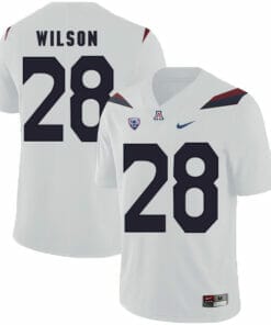 Arizona Wildcats #28 Nick Wilson NCAA College Football Jersey White
