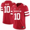 Houston Cougars #10 Kyle Allen College Football Jersey Red