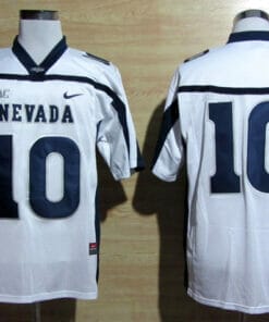 Custom Nevada Wolf Pack Jersey Name and Number College Football White